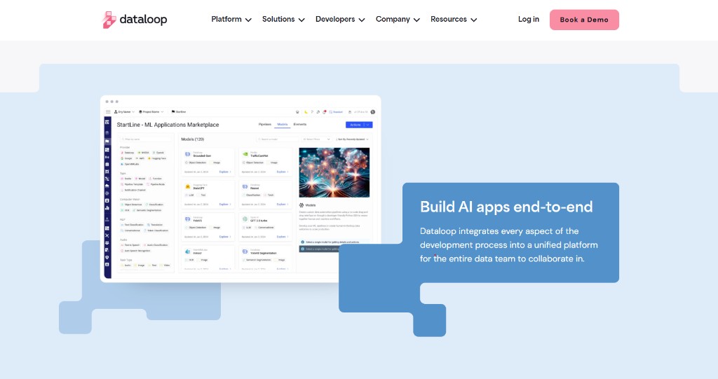 ML Applications Marketplace