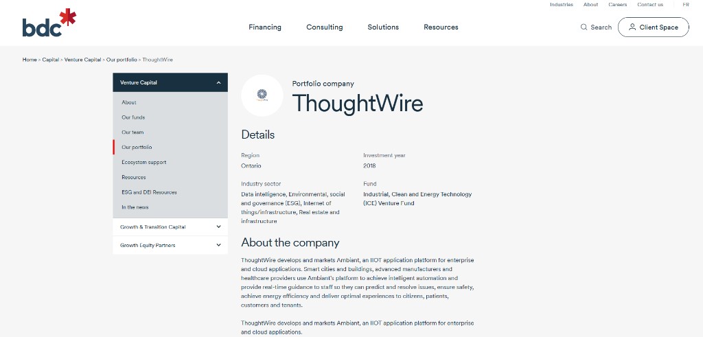 BDC Venture Capital Portfolio