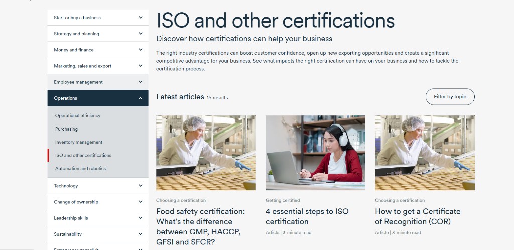 Operations & Certifications Hub